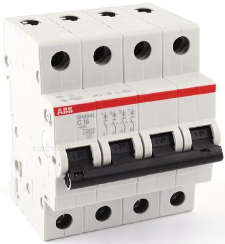 Выключатель автоматический ABB SH204L 4п 10А C 4.5кА фото Выключатель автоматический ABB SH204L 4п 10А C 4.5кА картинка